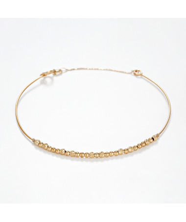 Bracelet "Pépites d'Or" Or Jaune 375/1000