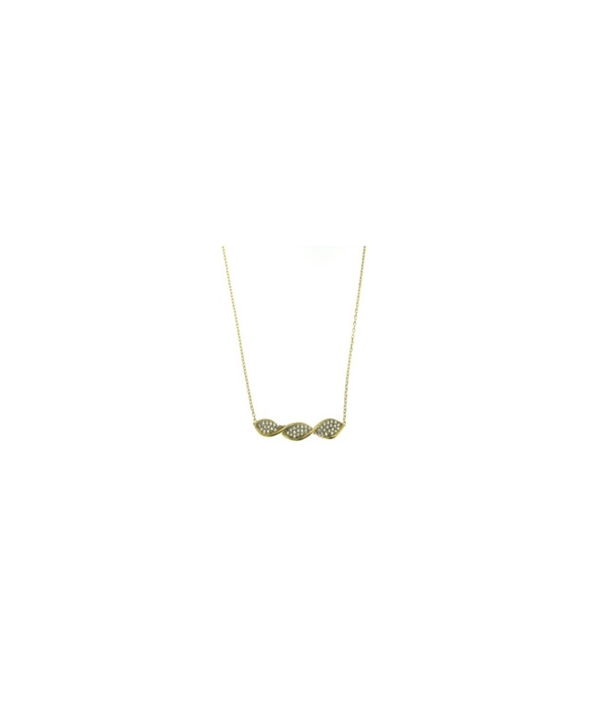 Collier "Pois fin" Or Jaune 375/1000