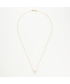 Collier  " Puce" Or jaune 375/1000