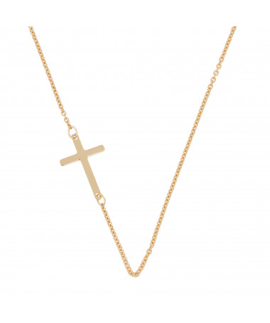 Collier "Petite croix" Or Jaune 375/1000